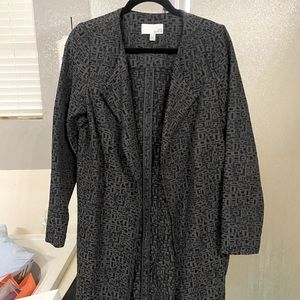 Black and Gray jacket/over coat.